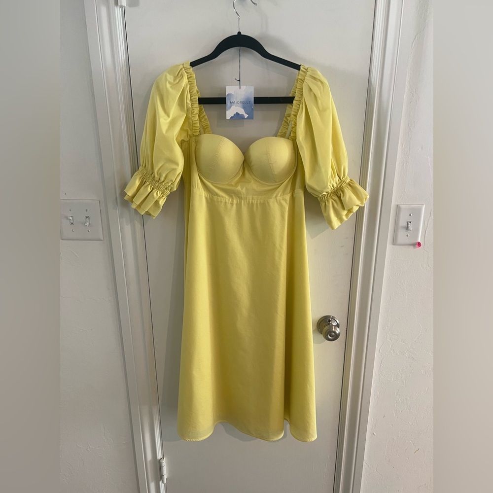 Alamour the label yellow dress size medium